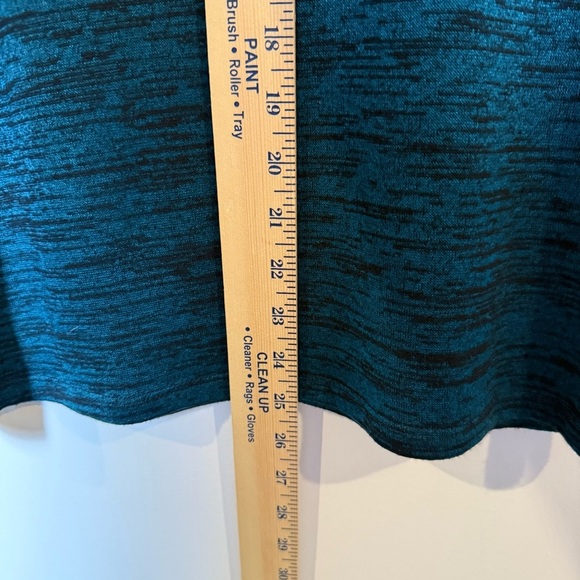 Joseph Ribkoff Colorblock Blue Pullover Asymmetrical Cowl Neck Sweater Canada 6 - Picture 7 of 8